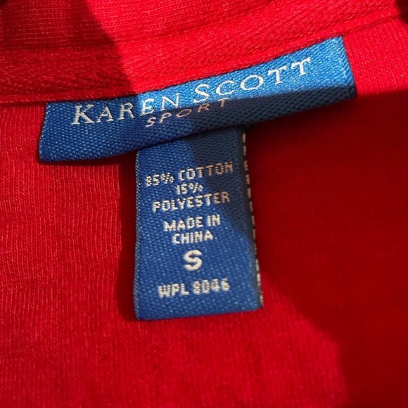 Karen Scott Sport Zippered Vest - Picture 4 of 4